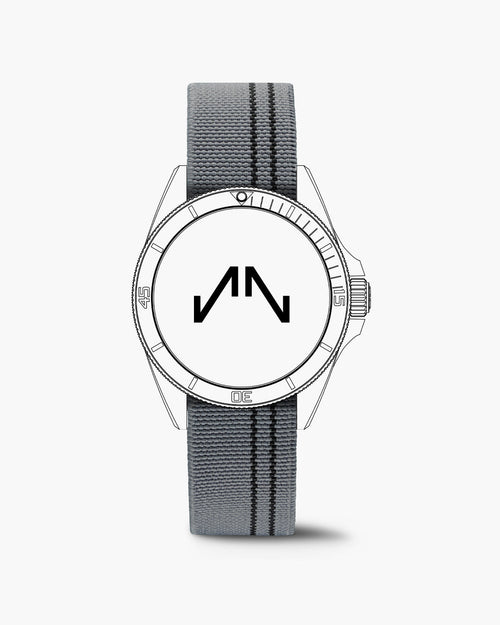 Cinturino Flex Grigio 20mm