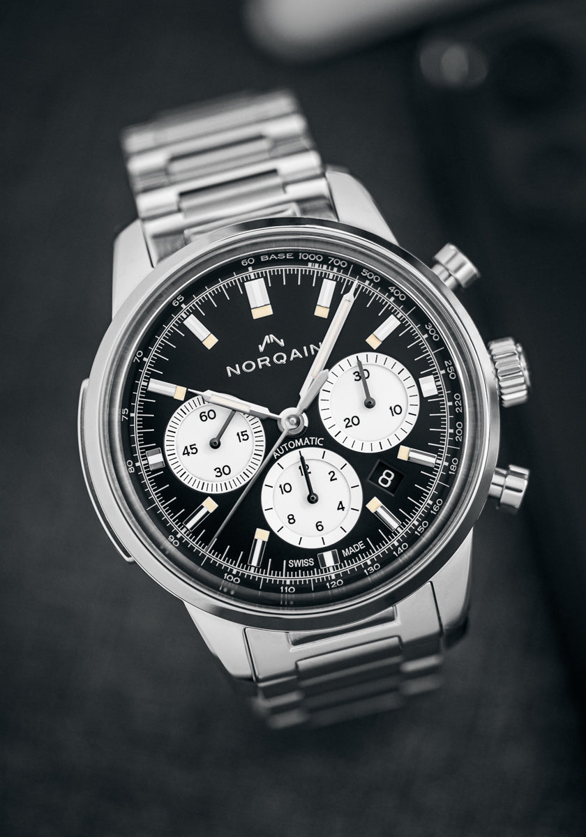 Freedom 60 Chrono 43mm Black | NORQAIN Swiss Made Watches - NORQAIN
