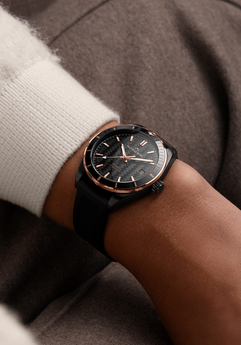 Adventure Sport 37mm DLC Gold | NORQAIN Swiss Made Watches Adventure Sport 37mm DLC Gold | NORQAIN Swiss Made Watches