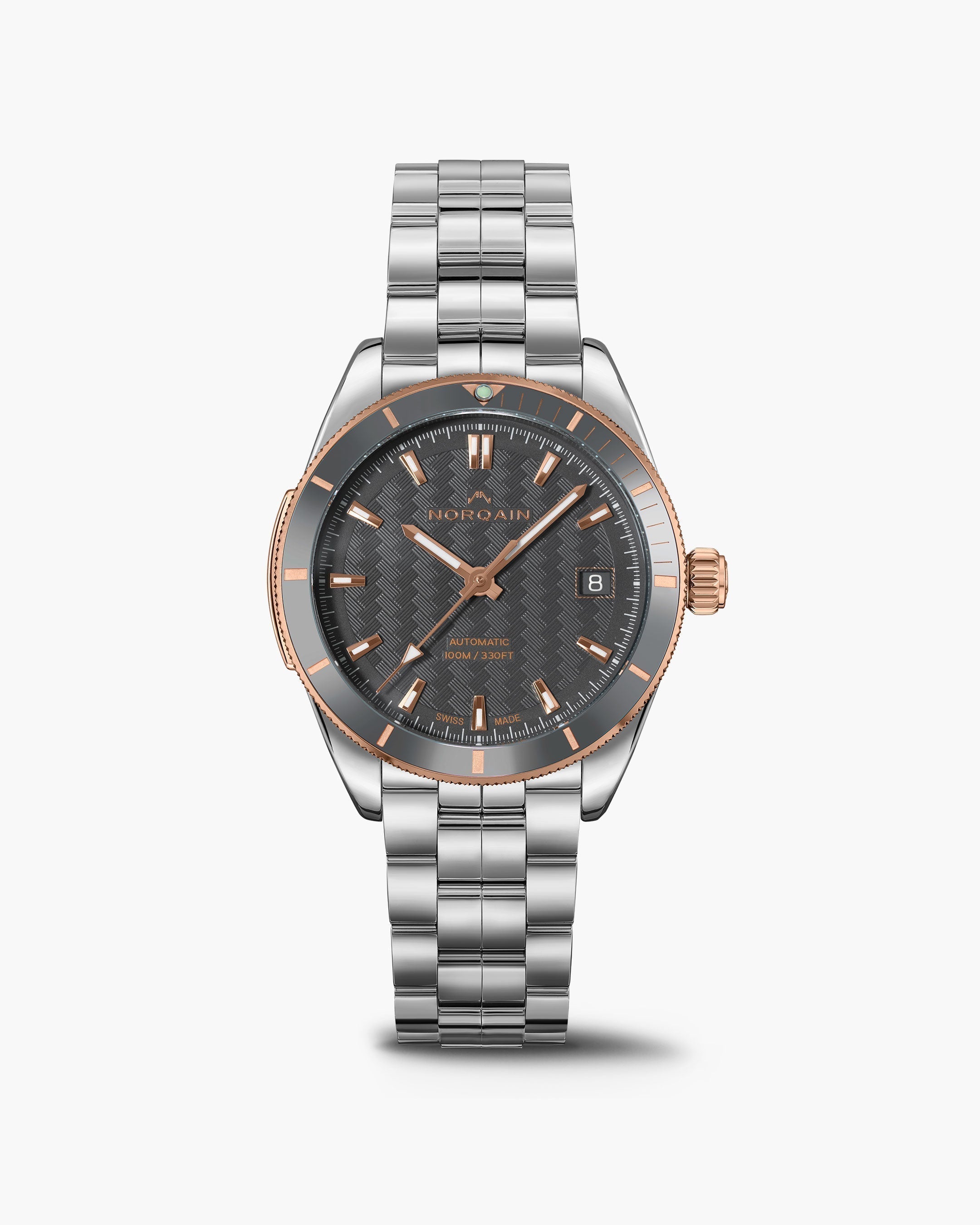 Adventure Sport 37mm S&G Grey | NORQAIN Swiss Made Watches