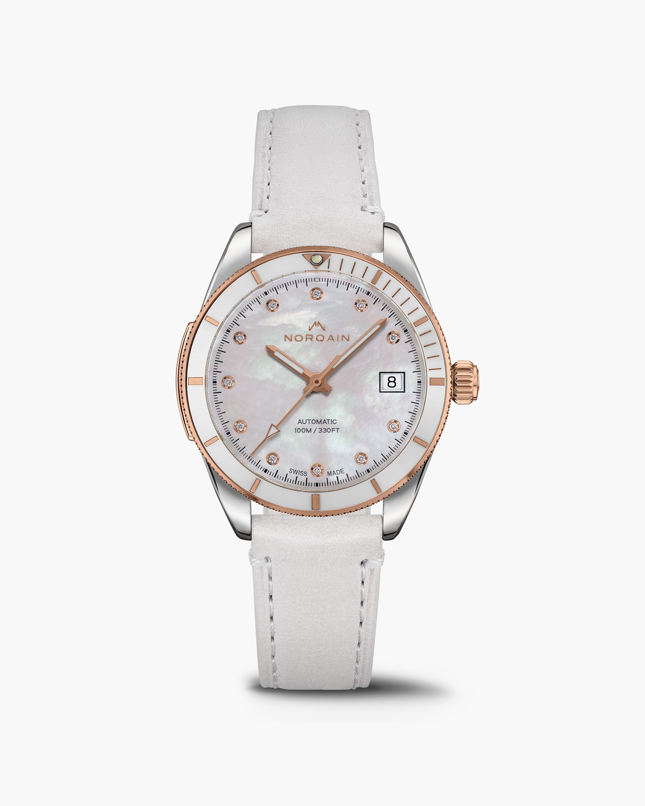 Adventure Sport 37mm S&G MOP | NORQAIN Swiss Made Watches - NORQAIN