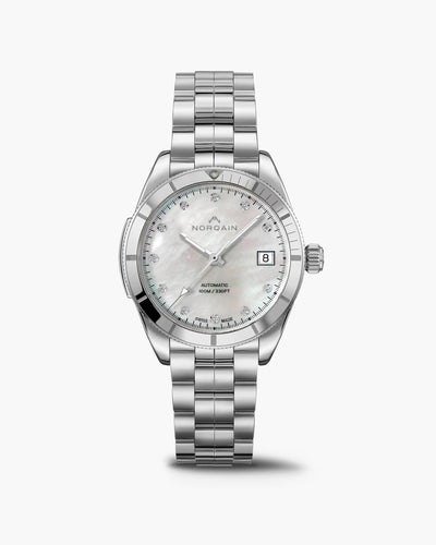 Adventure Sport 37mm MOP Polished Bezel Steel