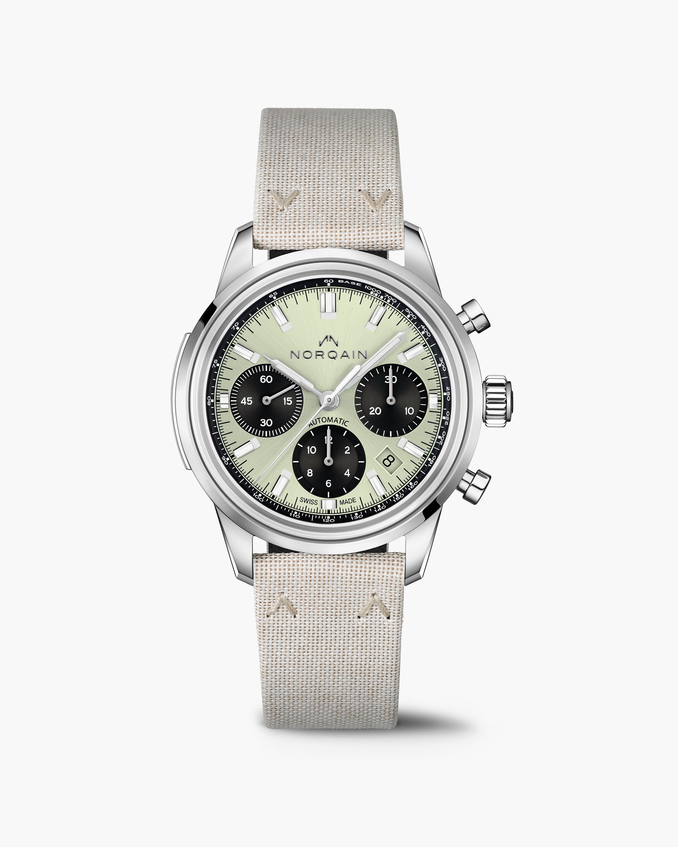 Freedom 60 Chrono 40mm Pistachio | NORQAIN Swiss Made Watches