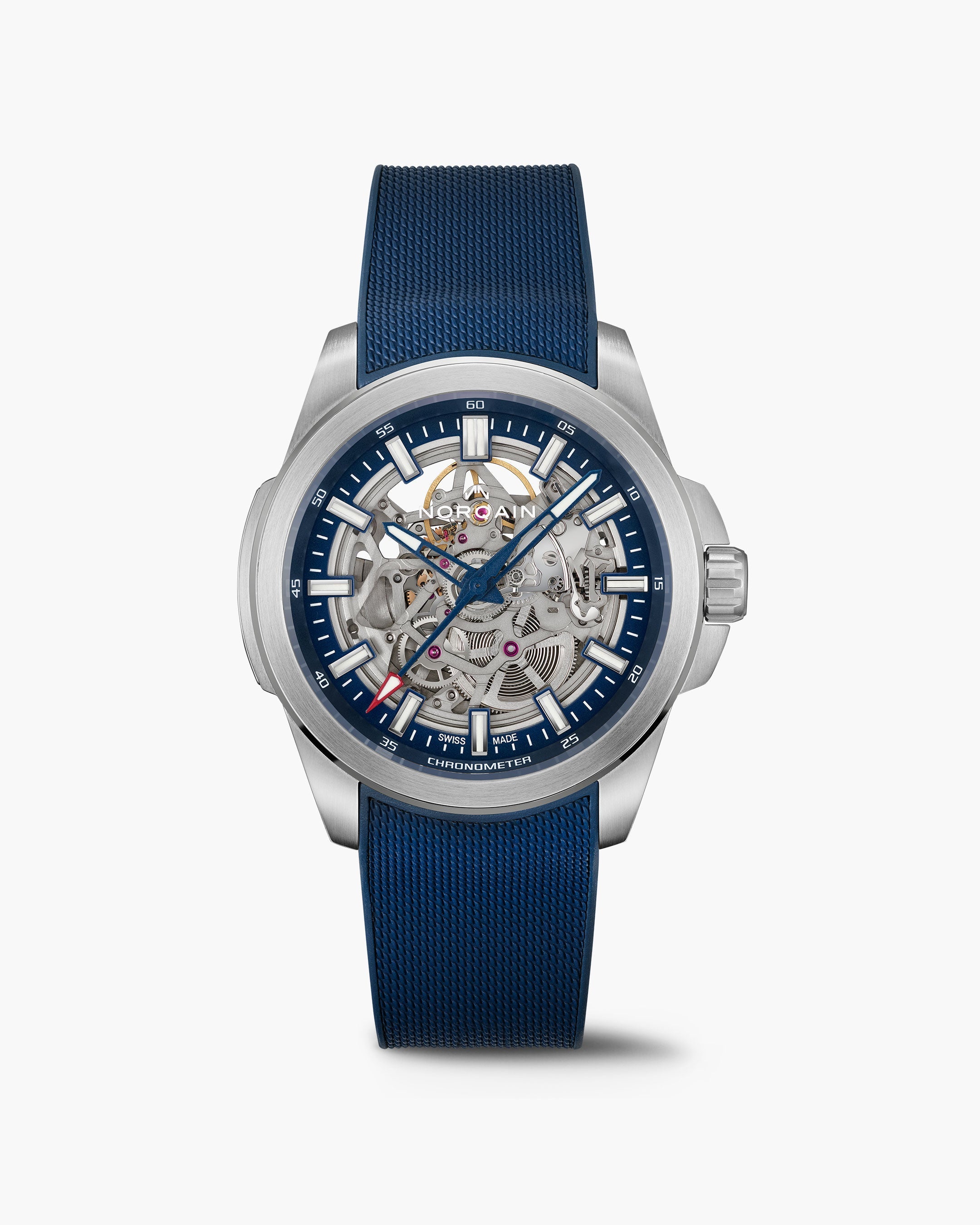 Independence Skeleton 42mm Blue - NORQAIN