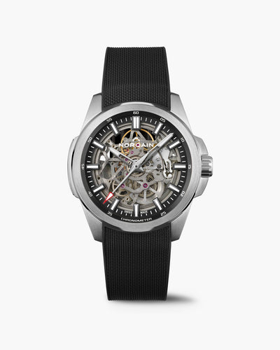Independence Skeleton 42mm Black Rubber