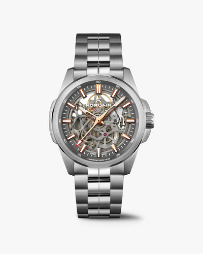 Independence Skeleton 42mm Grey Steel