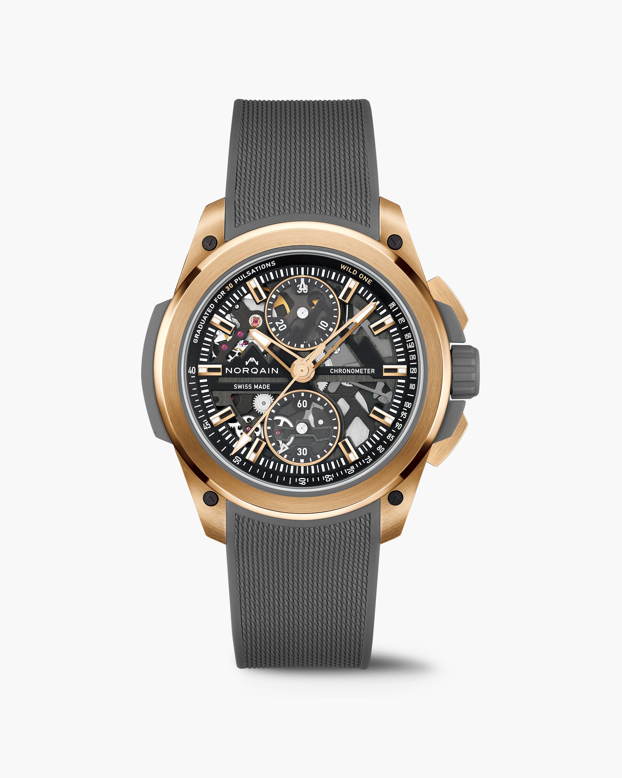 Norqain Wild ONE Skeleton Chrono Red Gold Limited Edition