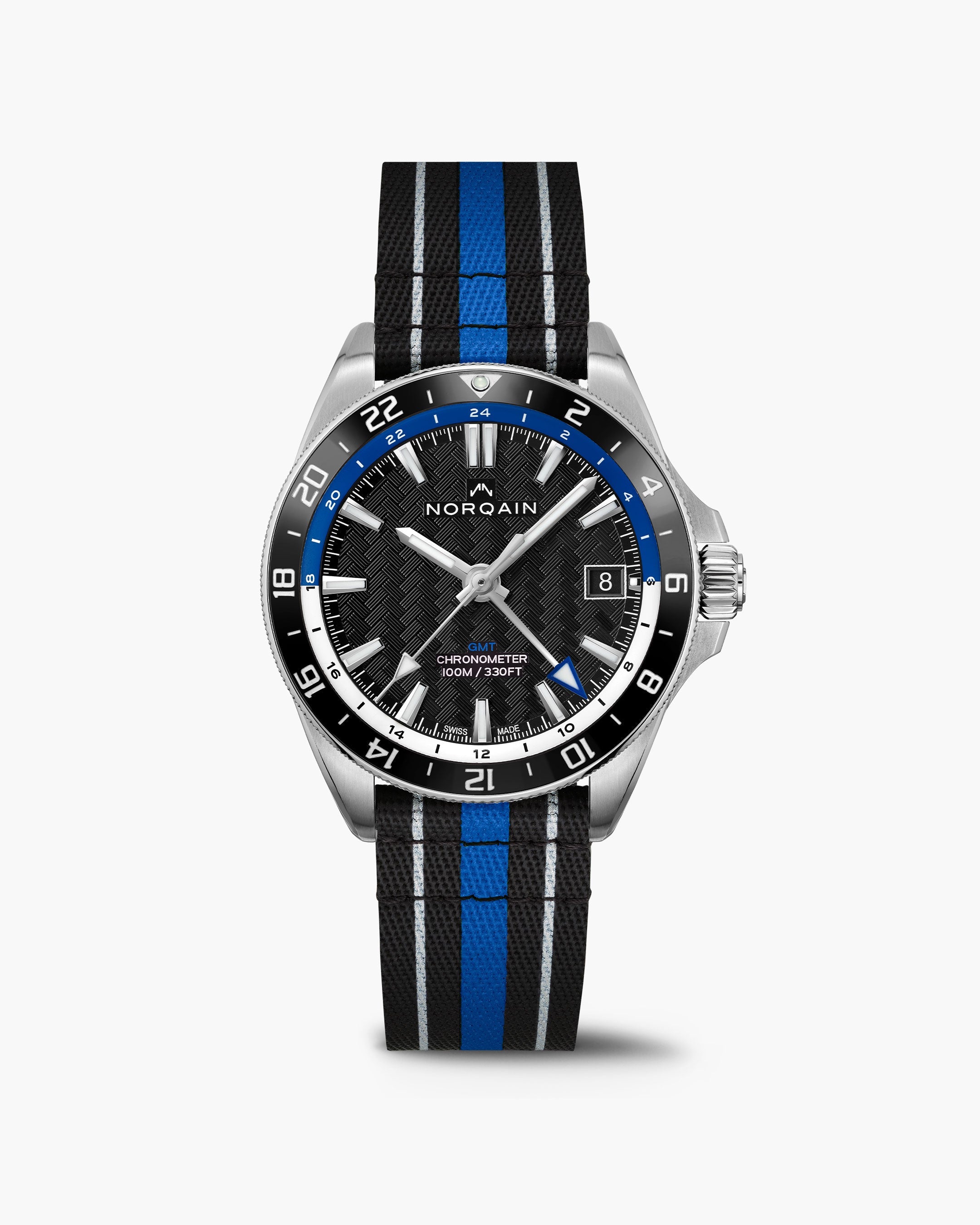 NEVEREST GMT 41mm Blue | NORQAIN Swiss Made Watches - NORQAIN