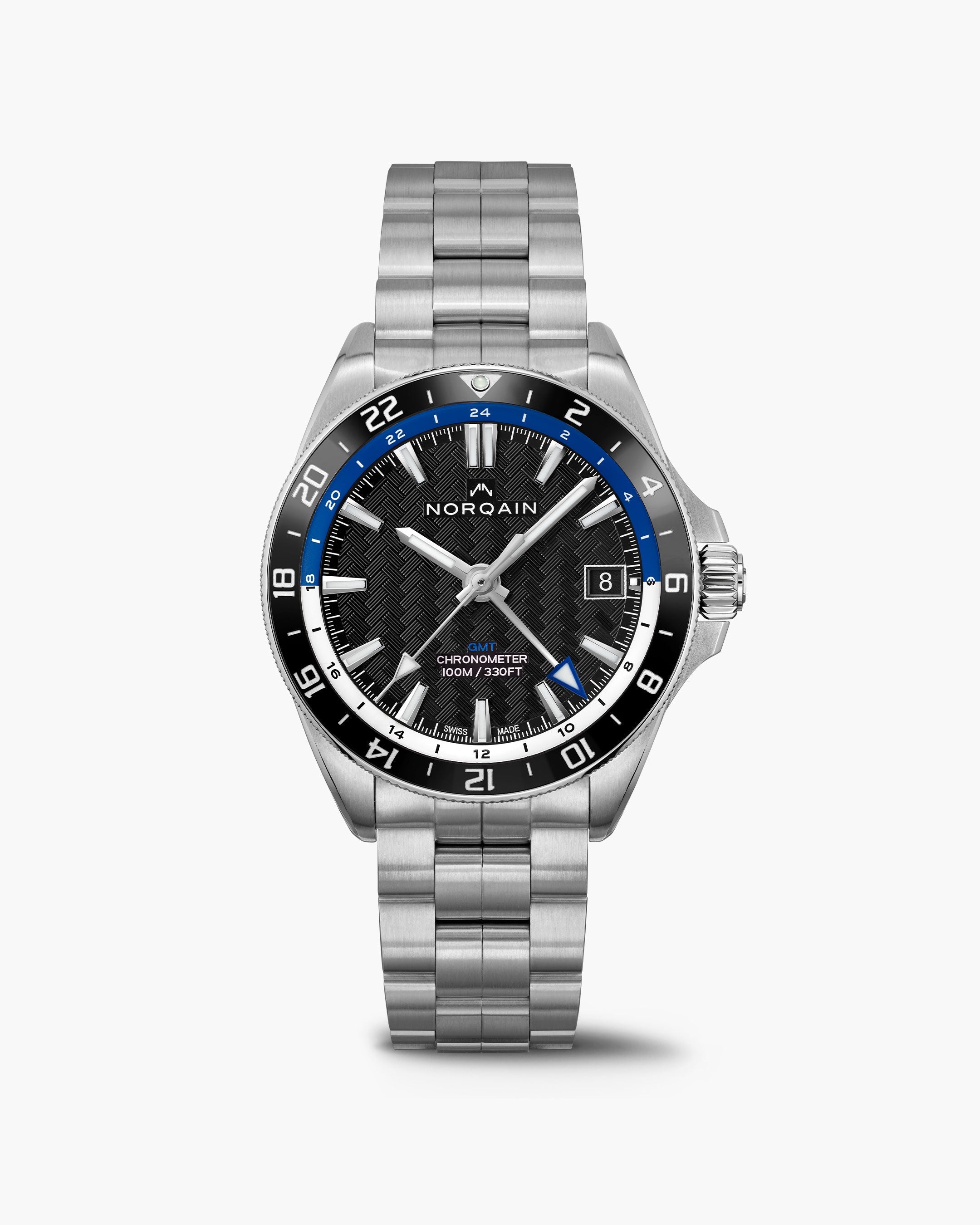 NEVEREST GMT 41mm Blue | NORQAIN Swiss Made Watches - NORQAIN