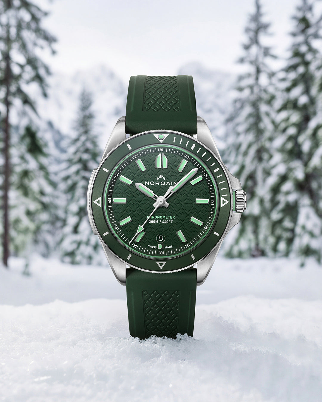 Adventure 40mm Green | NORQAIN Swiss Made Watches - NORQAIN