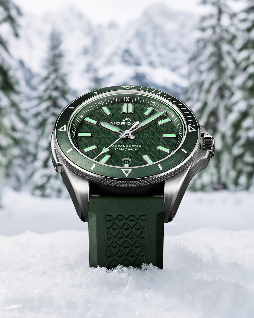Adventure 40mm Green | NORQAIN Swiss Made Watches - NORQAIN