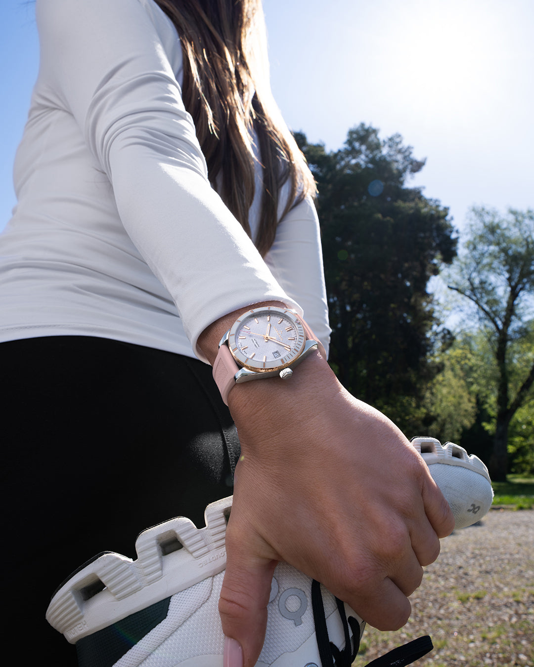 Adventure Sport 37mm S&G White | NORQAIN Swiss Made Watches - NORQAIN