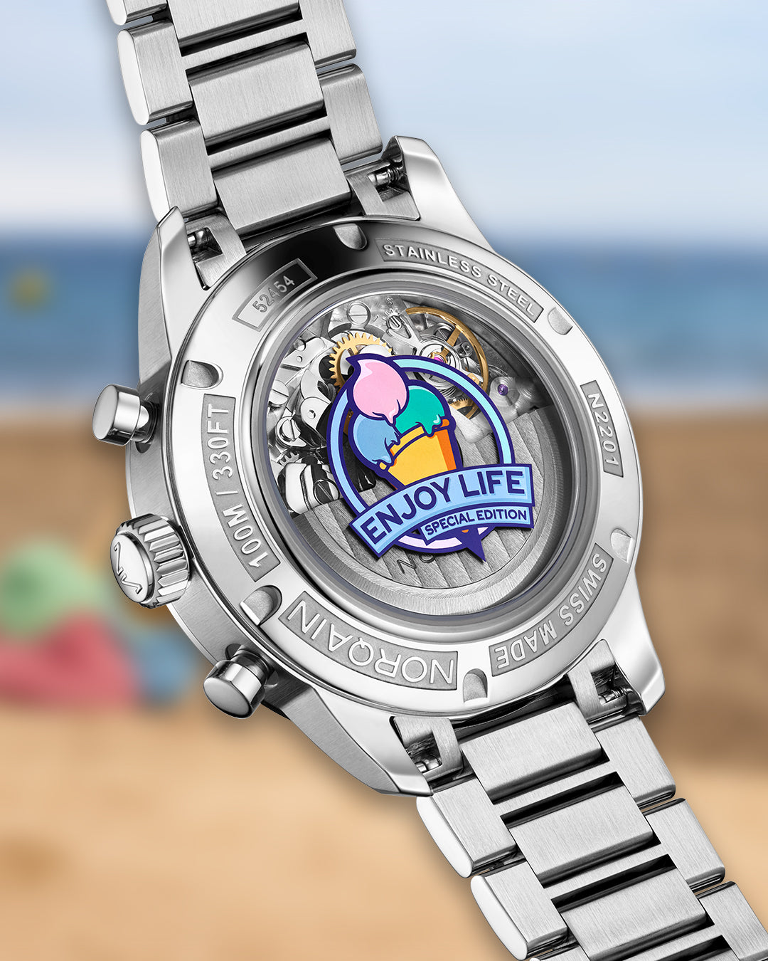 時計 NORQAIN FREEDOM 60 ENJOY LIFE Freedom 60 Chrono 40mm Enjoy Life Special Edition | NORQAIN Swiss