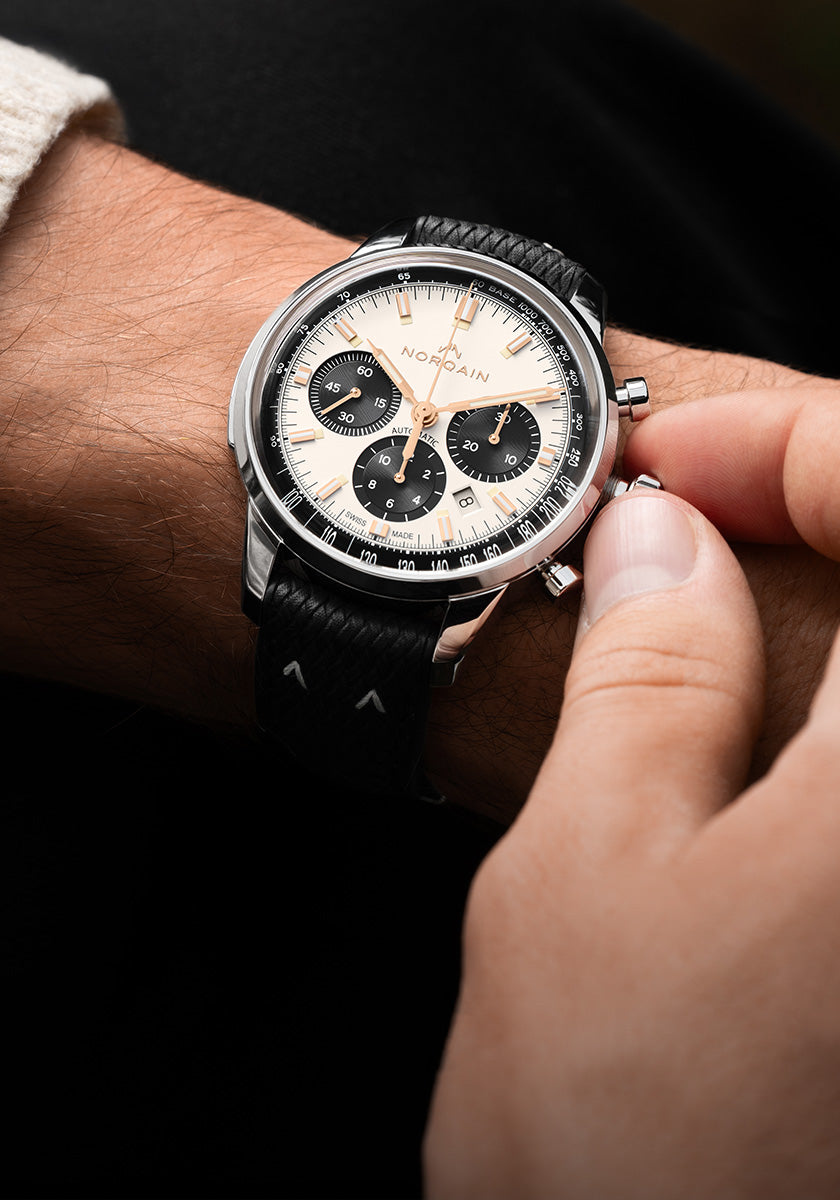 Freedom 60 Chrono 43mm Off White | NORQAIN Swiss Made Watches