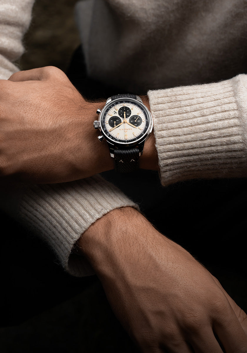 Freedom Chrono Off White | NORQAIN Swiss Made Watches - NORQAIN