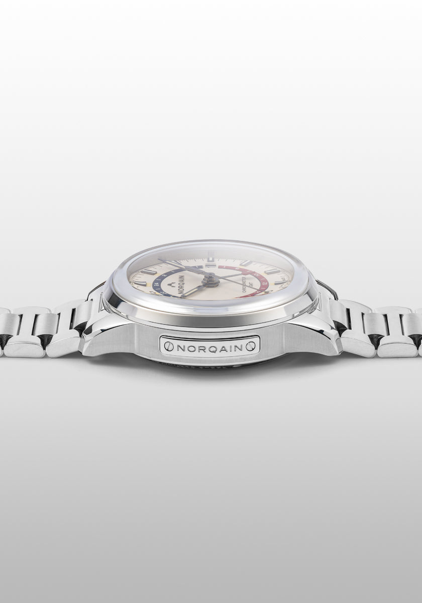 Freedom 60 GMT 40mm Ice Blue | NORQAIN Swiss Made Watches