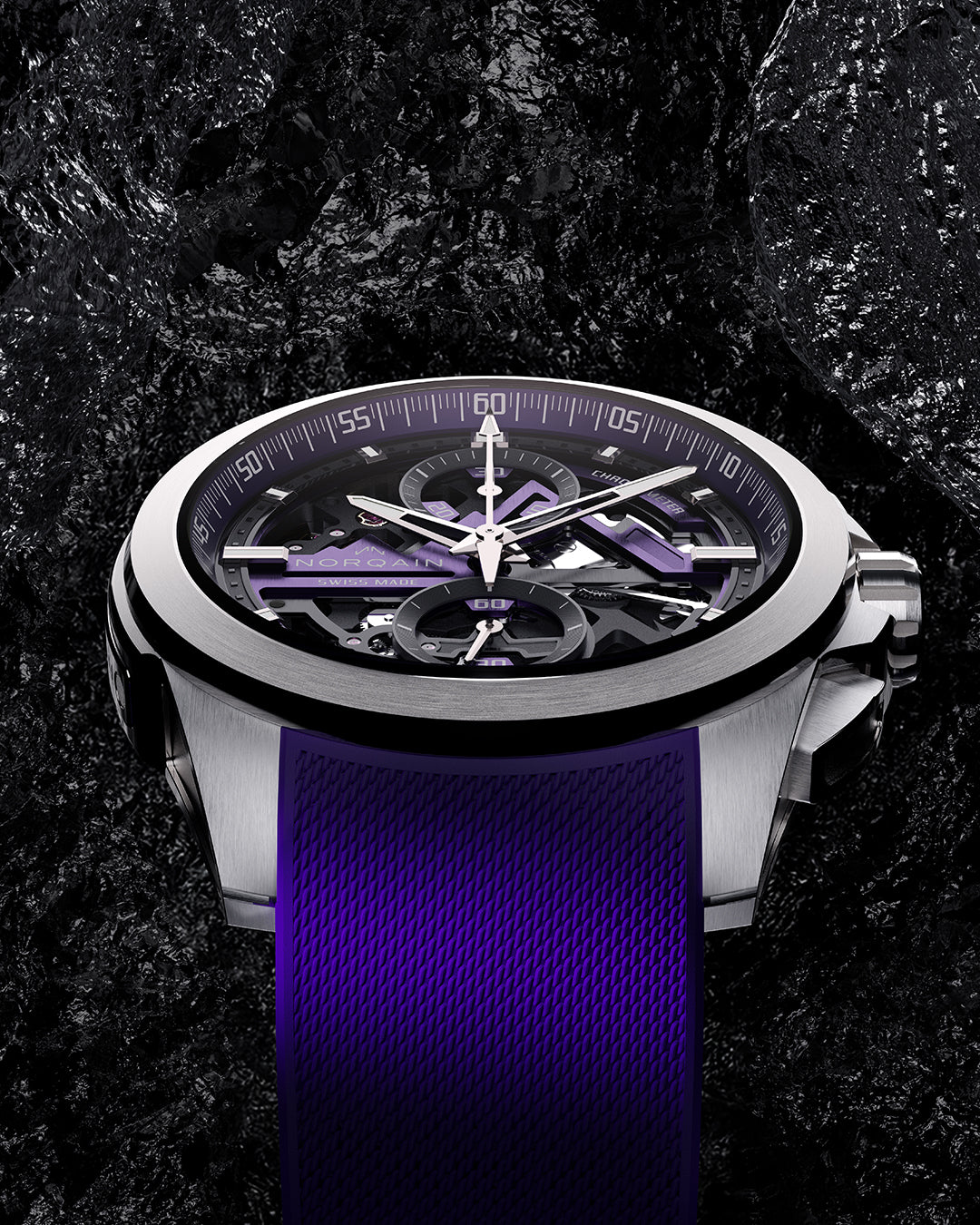 Independence Skeleton Chrono 42mm | NORQAIN Swiss Made