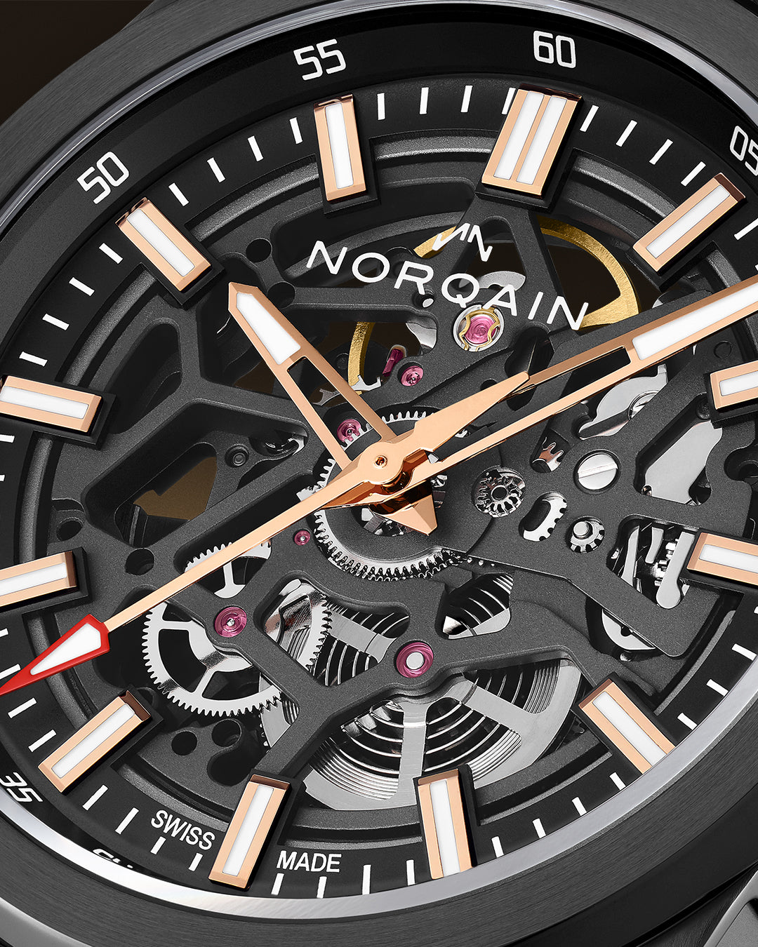 Independence Skeleton Titanium 42mm | NORQAIN Swiss Made Watches