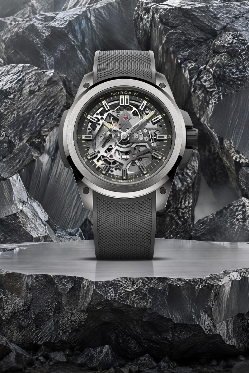 NORQAIN WILD ONE SKELETON GREY自動巻き時計 本体 Wild ONE Skeleton Limited Edition | NORQAIN Swiss Made Watches