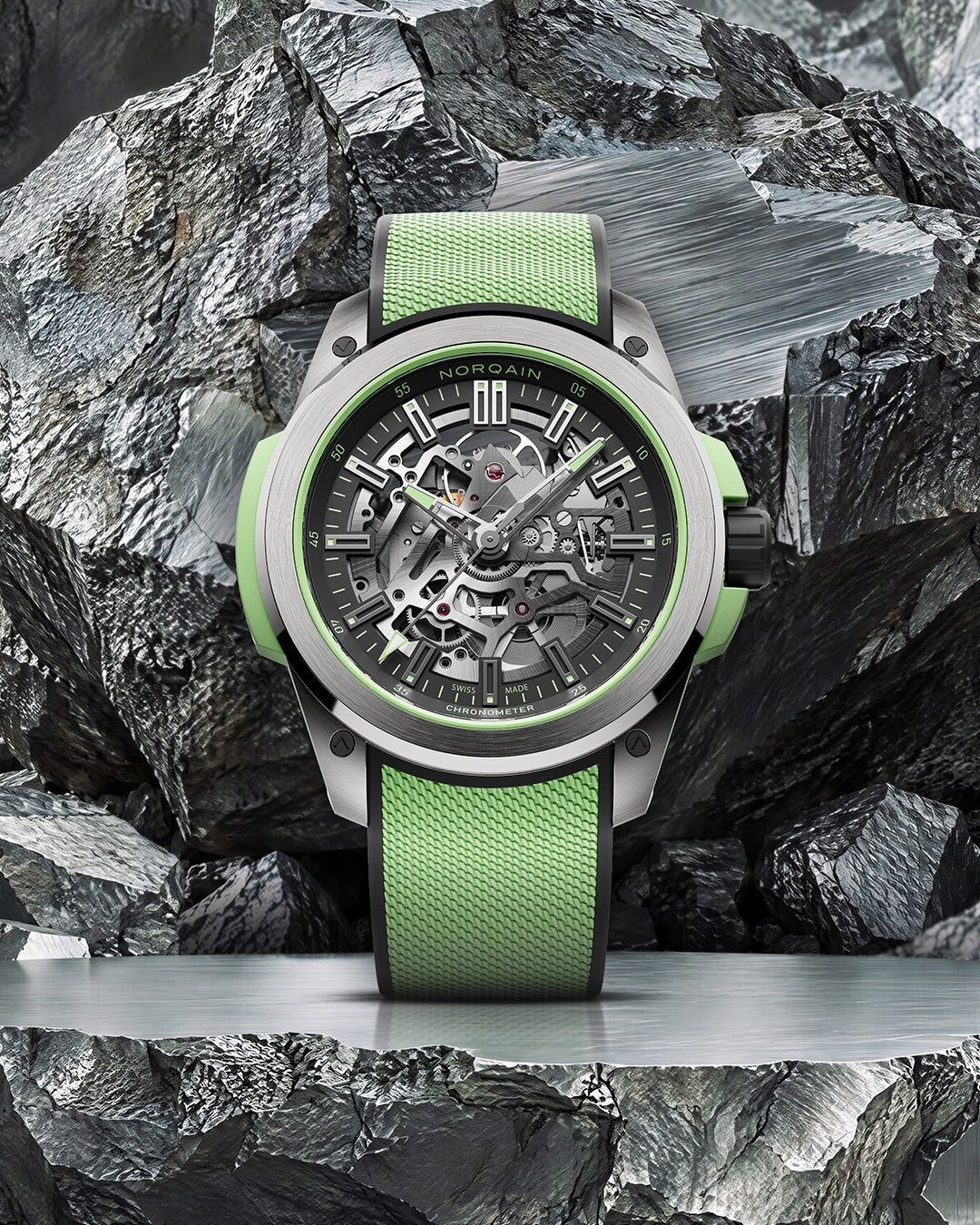 Wild ONE Skeleton Titanium | NORQAIN Swiss Made Watches - NORQAIN