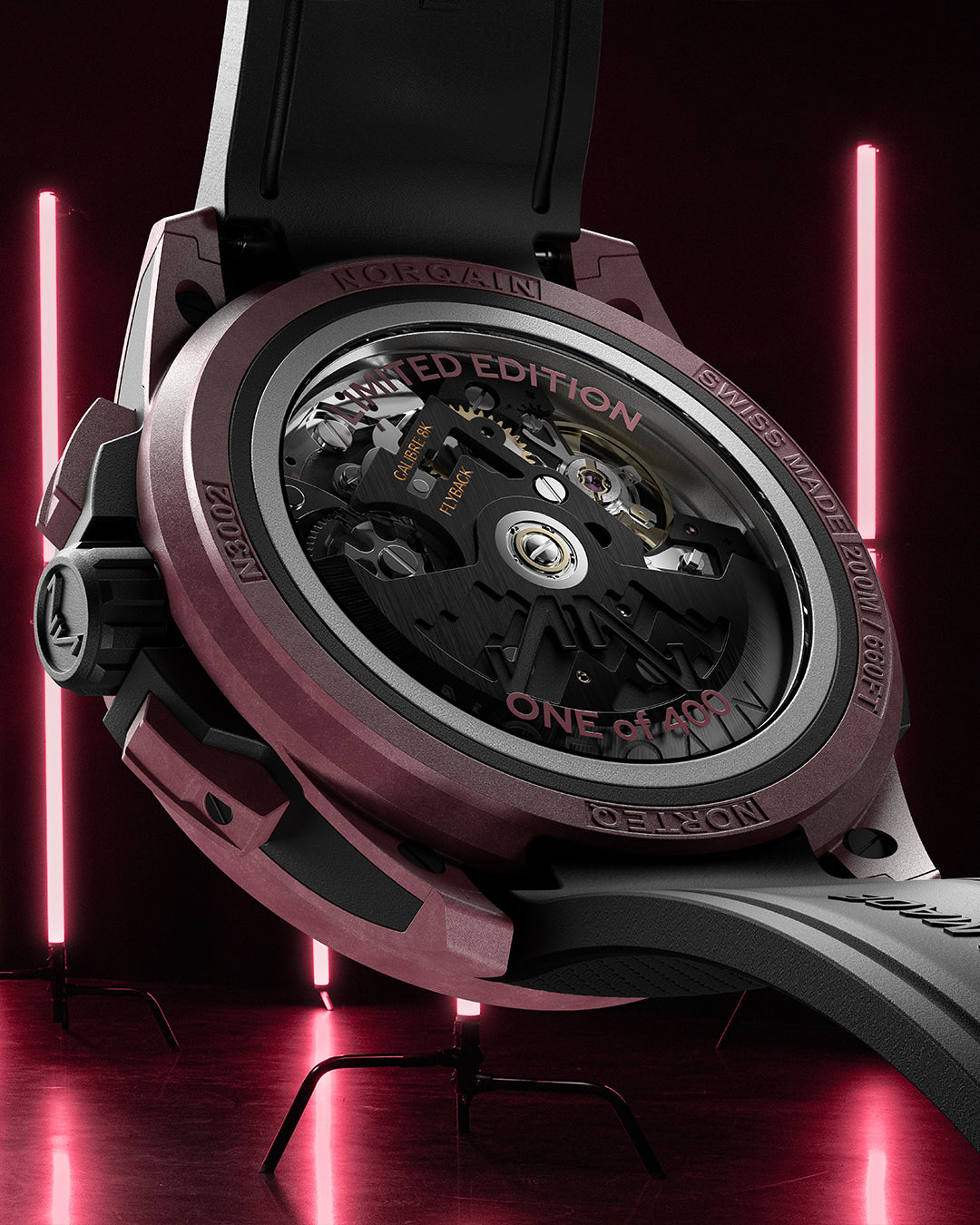 Wild ONE Skeleton Chrono Limited Edition | NORQAIN Swiss Made