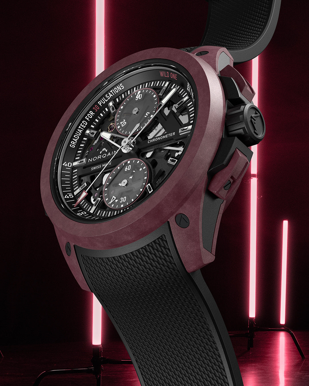 Wild ONE Skeleton Chrono Limited Edition | NORQAIN Swiss Made