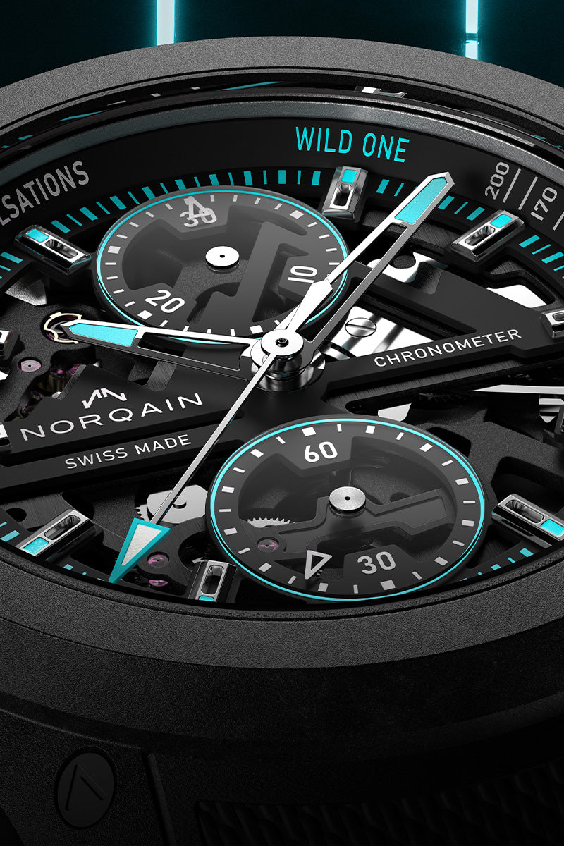 Wild ONE Skeleton Chrono | NORQAIN Swiss Made Watches - NORQAIN