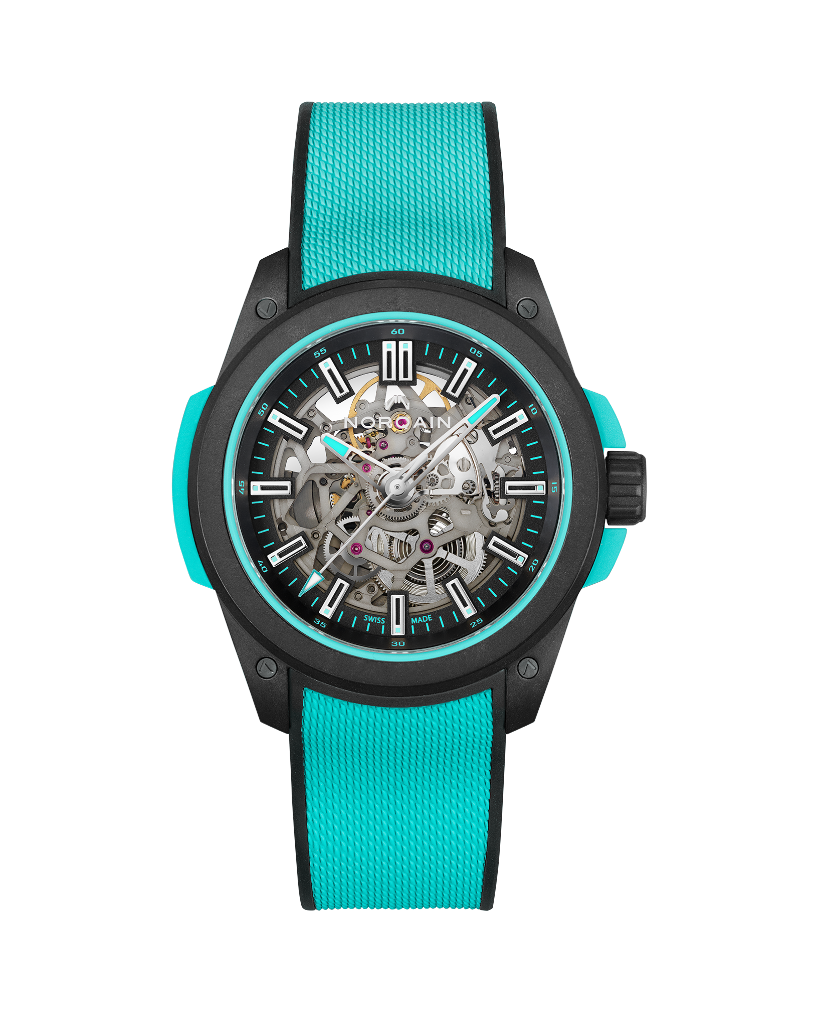 ナショナル オルガン インディペンデンス スケルトン クロノ 42mm、新たなカラー戦略