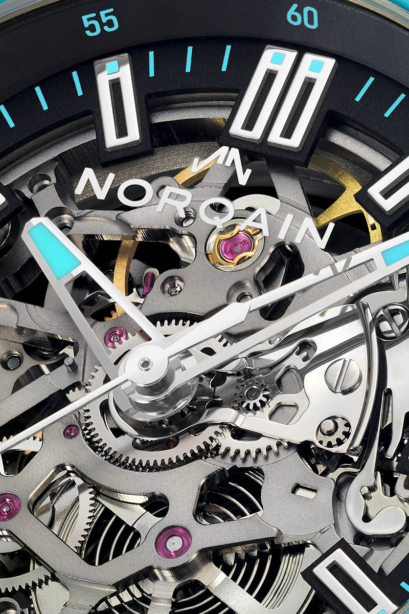 Wild ONE Skeleton 42mm Turquoise - NORQAIN