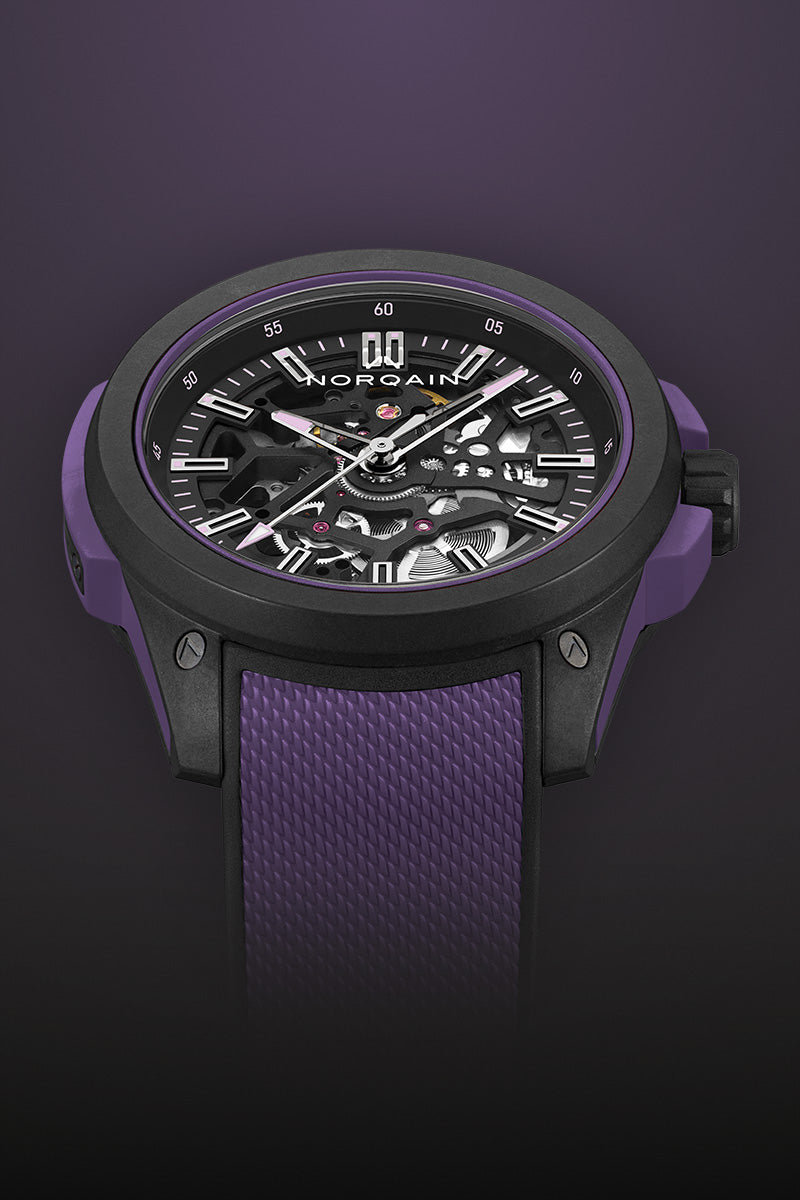 nico S⑨ T⑨ 750 Wild ONE Skeleton 42mm Limited Edition Purple | NORQAIN