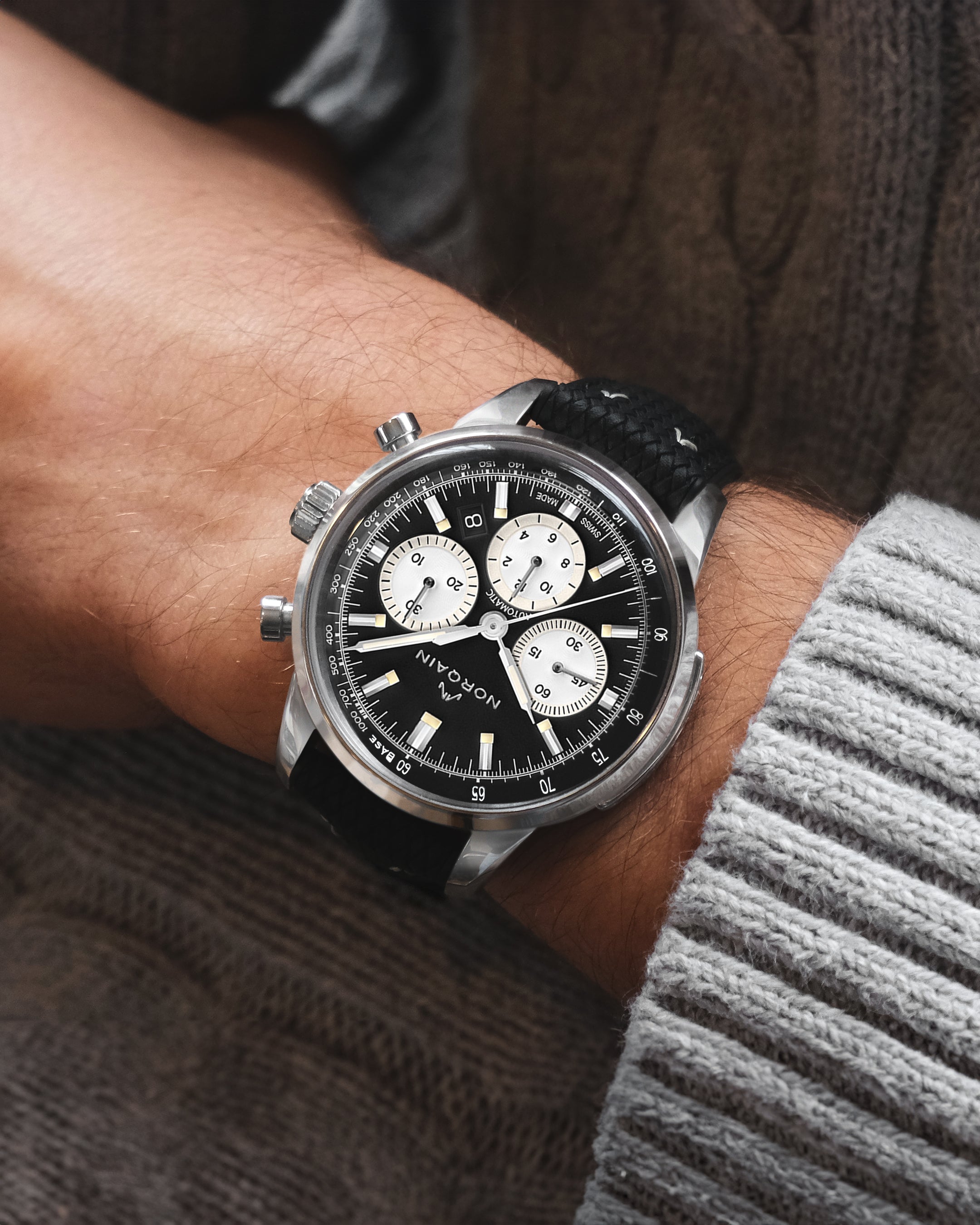 Freedom 60 Chrono 43mm Black - NORQAIN